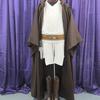 Jedi Robe, Under Tunic, Outer Tunic, Obi & Leather Belt 