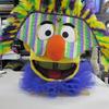 Mardi Gras mask and ruffled collar for Bert. 